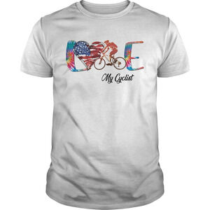 Love My Cyclist America 14Th Of July Independence Day Shirt